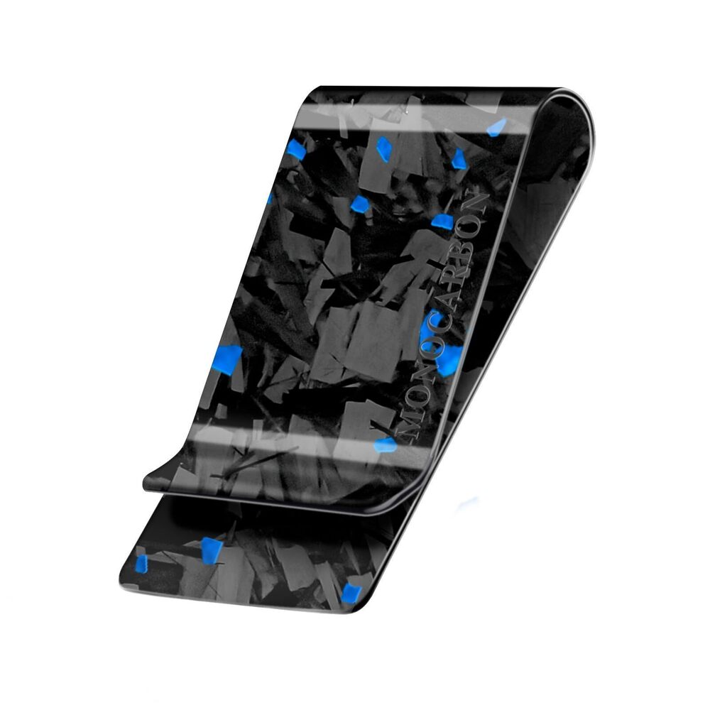 7350 Real Forged Carbon Fiber Money Clip , 1.38-inch Wide Ultra-Thin &